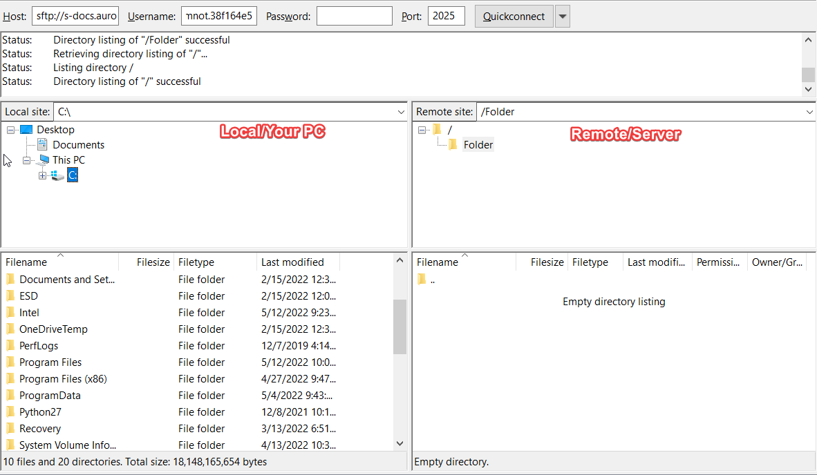 SFTP_Filezilla